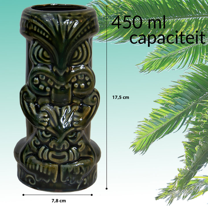Tiki Cocktail glazen in Keramiek set 5