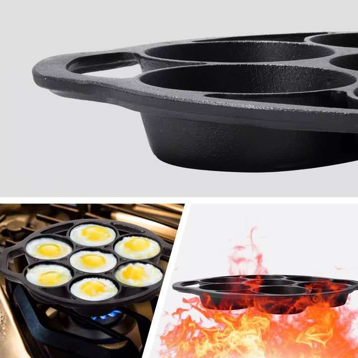 Gietijzeren Pancakepan - Omeletmaker